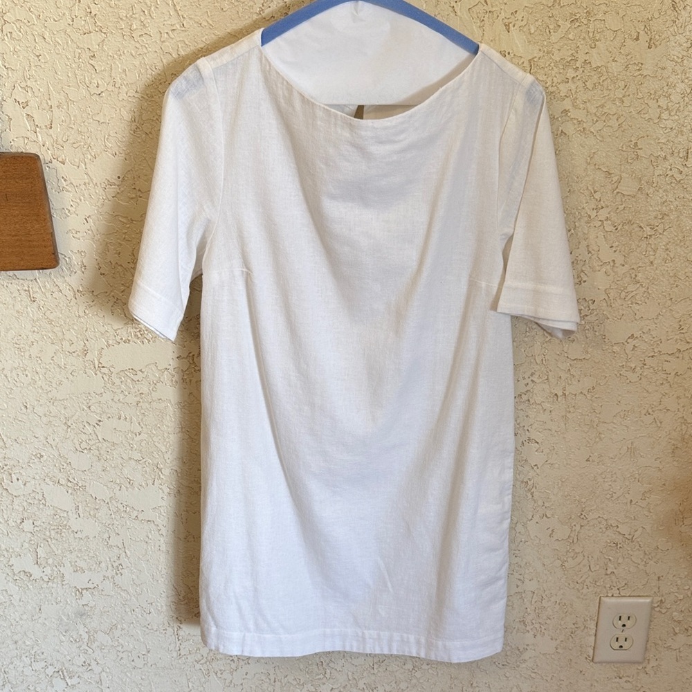 Abercrombie and Fitch Linen blend T-Shirt Dress - Picture 3 of 14